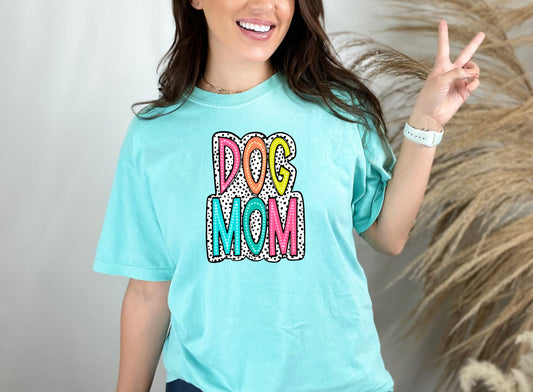 Dog Mom - Colorful Dot