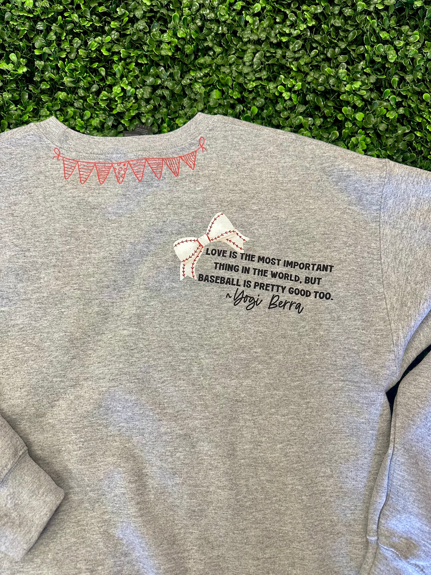 Custom Team Baseball Doodle Sweatshirt