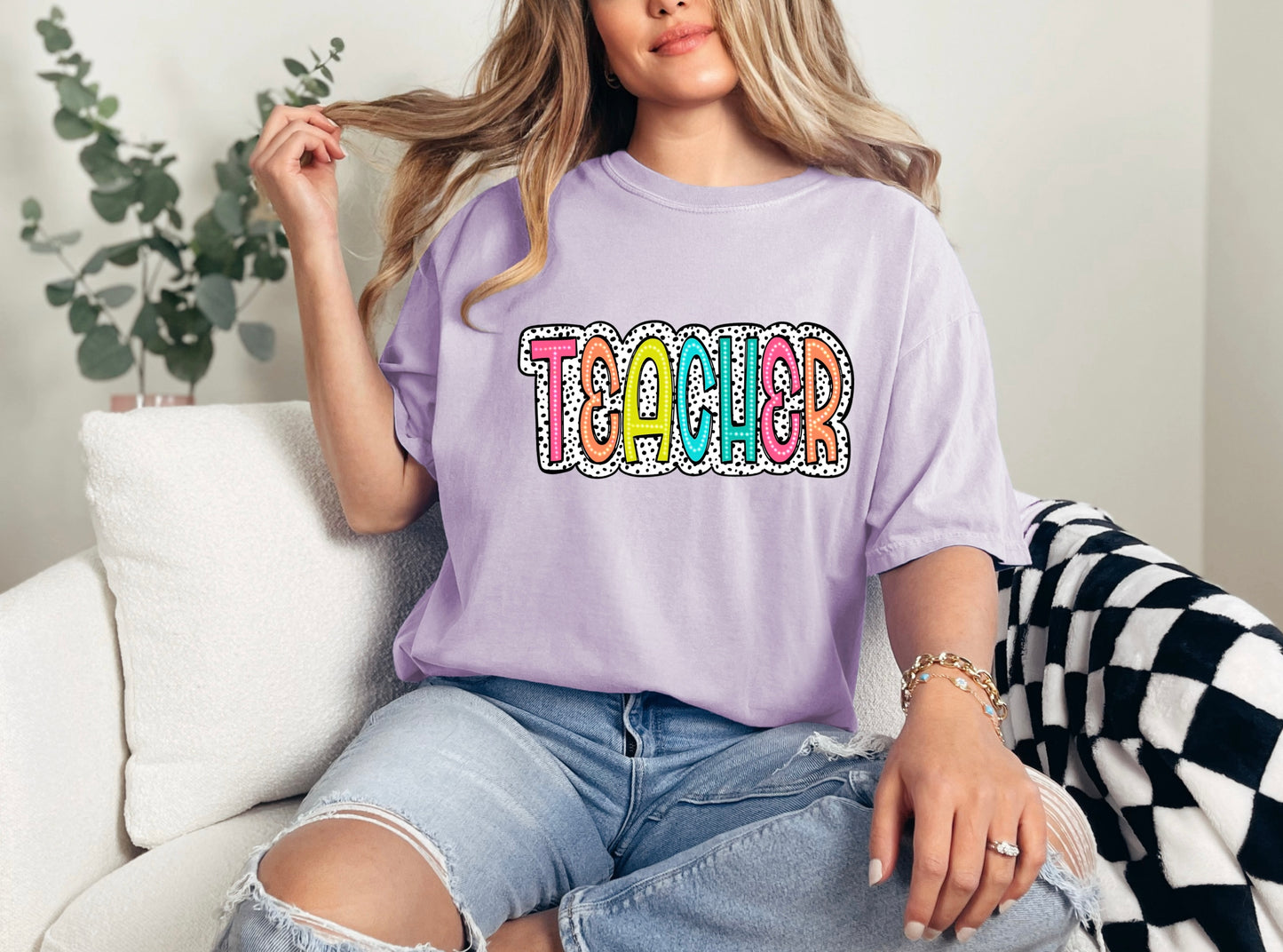 Teacher Colorful Dot