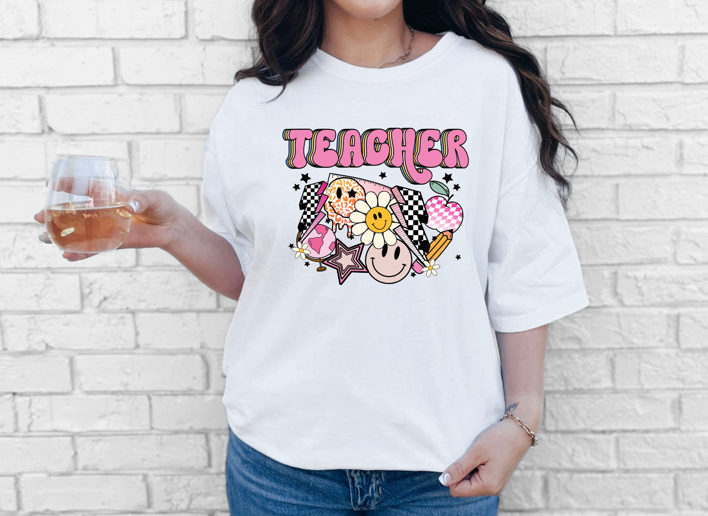 Teacher - Retro Smiley