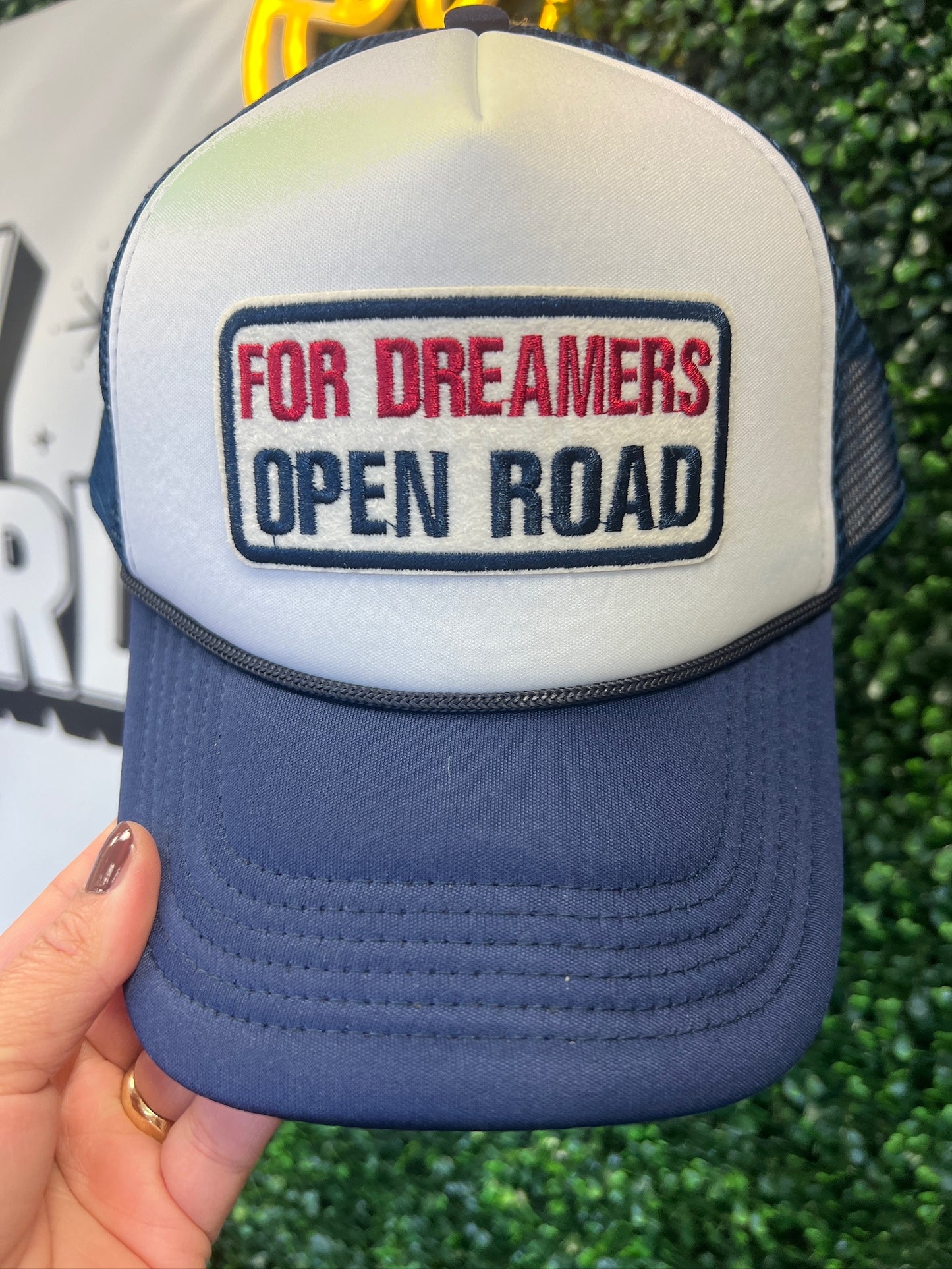 For Dreamers Open Road Custom Hat