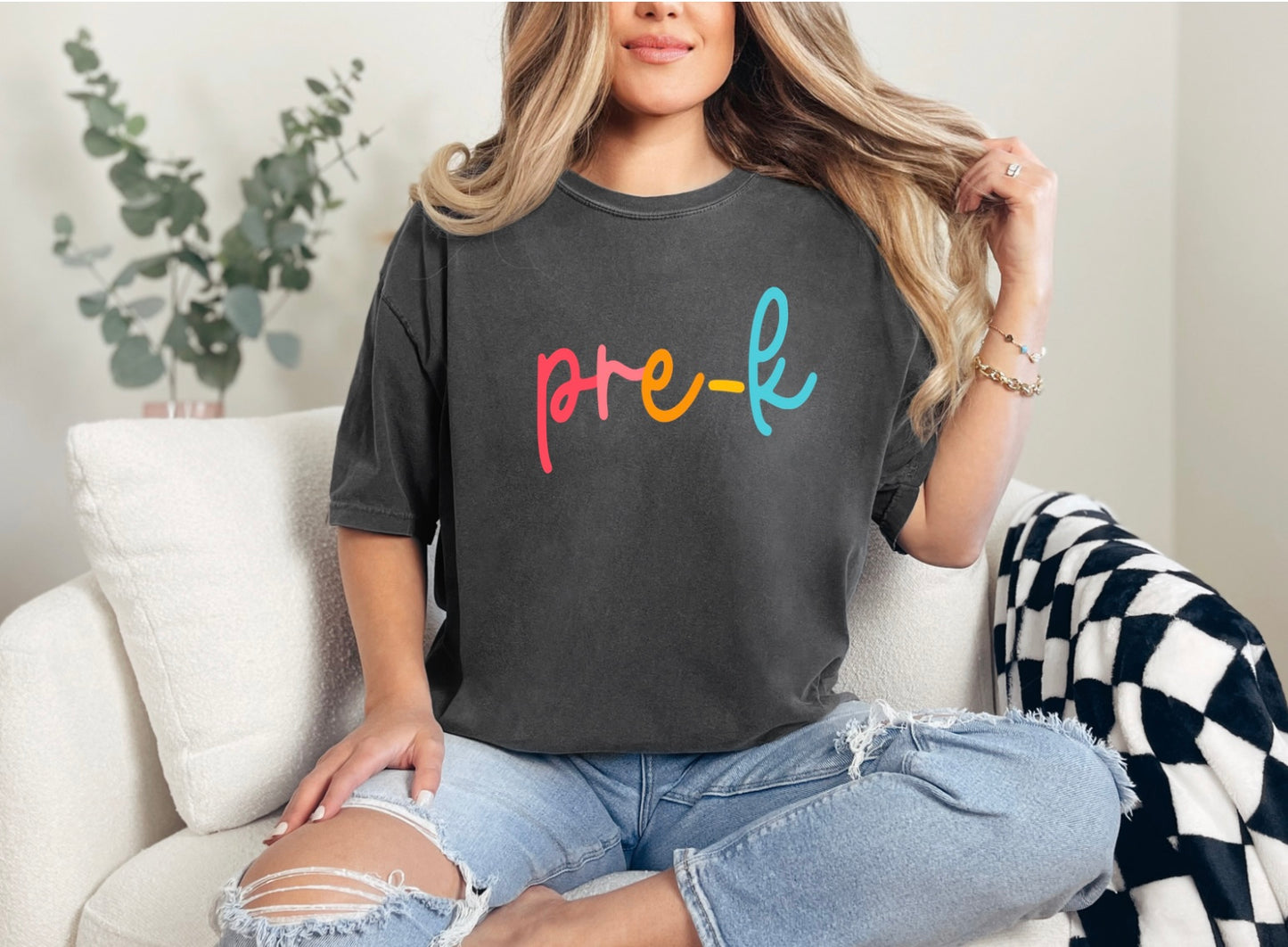 Pre-K Rainbow Print