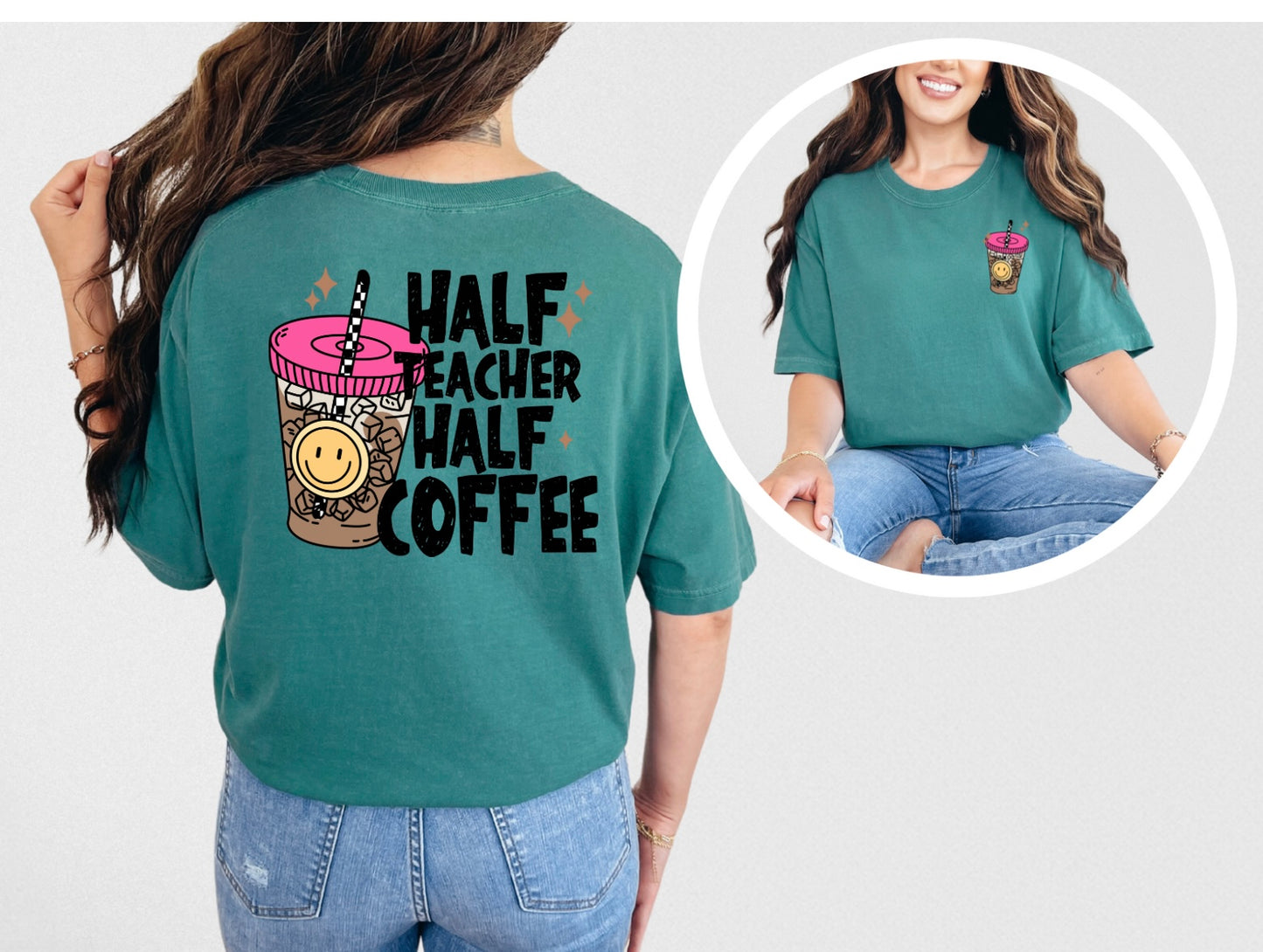 Half Teacher Half Coffee - F/B