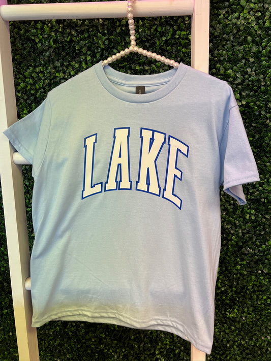 Lake - Blue Outline