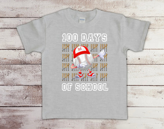 100 Days of School Baseball - YOUTH