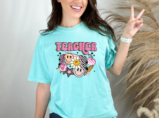 Teacher - Retro Smiley