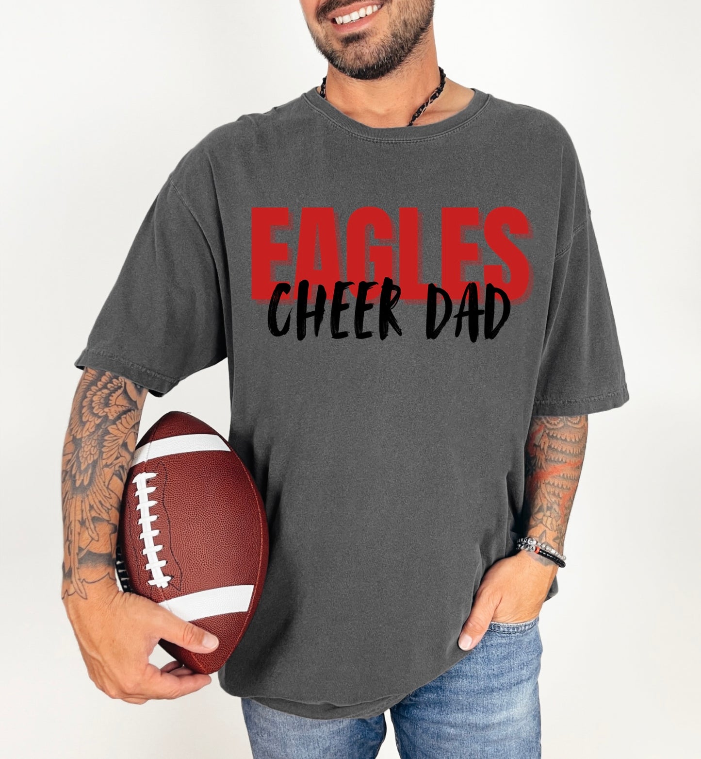 Eagles Cheer Dad