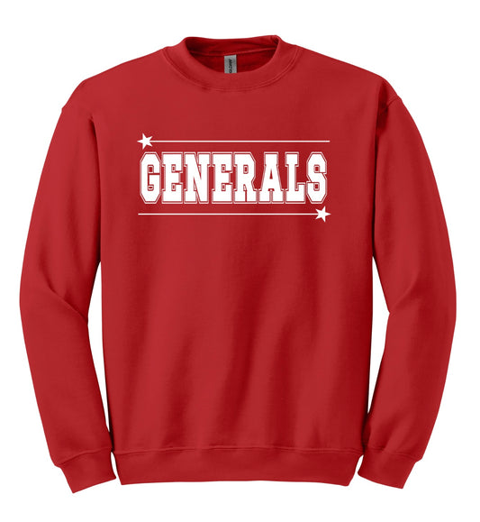 Pershing General Star - Adult Gildan Sweatshirt