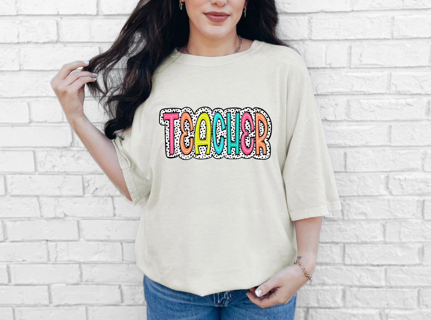 Teacher Colorful Dot