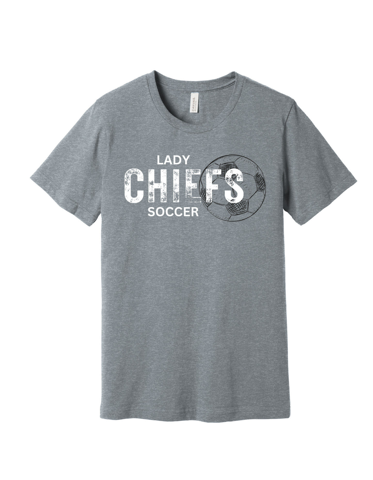 Lady Chiefs Soccer Distressed