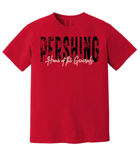 Pershing Home of the Generals - Adult Comfort Colors Tee