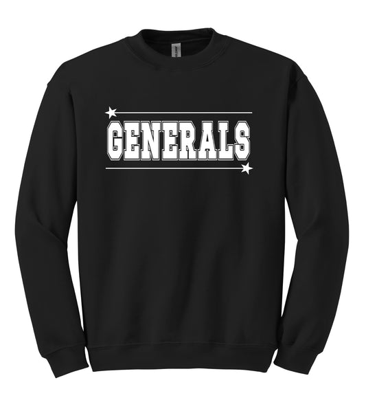 Pershing Generals Star - YOUTH Gildan Sweatshirt