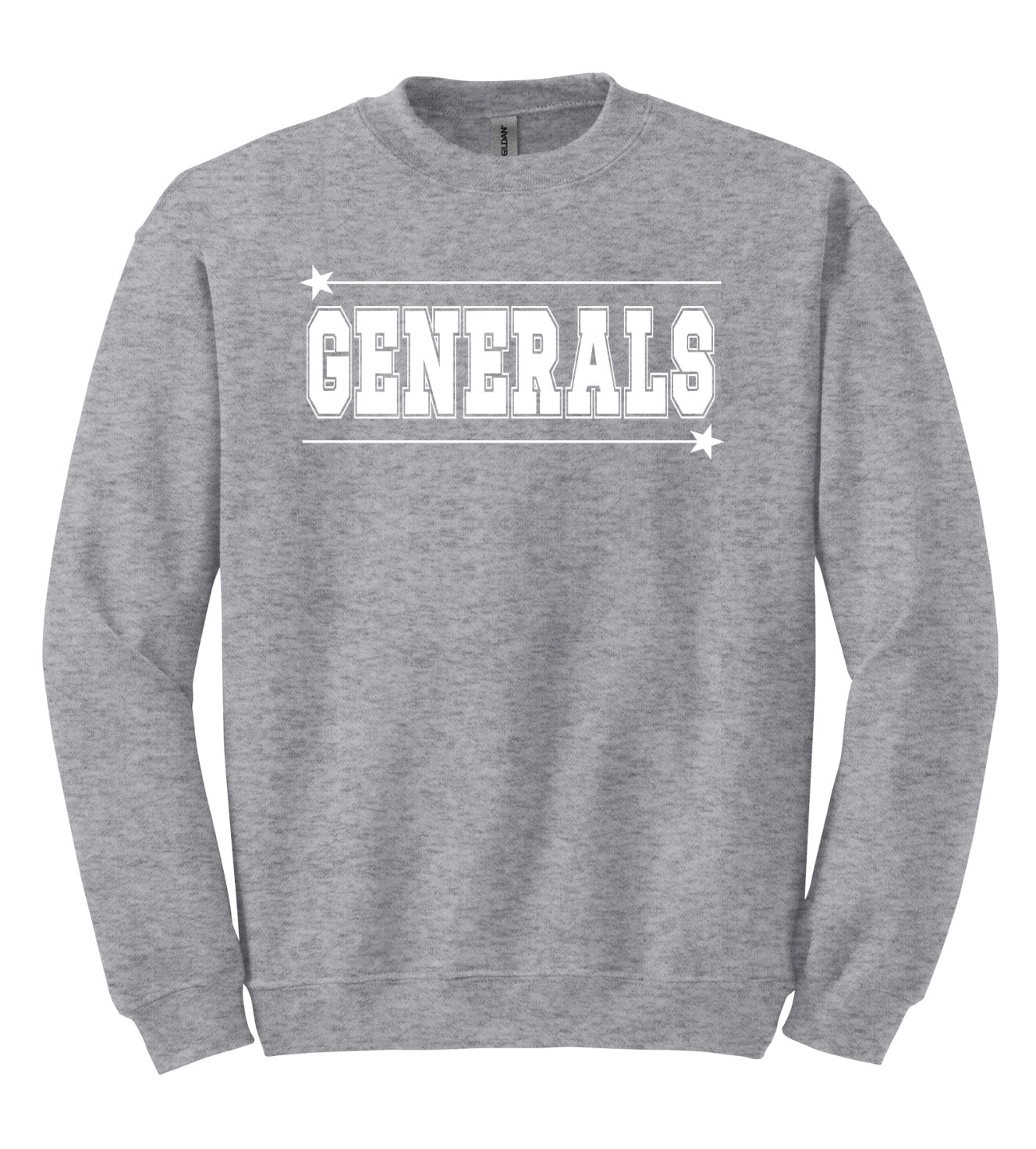 Pershing Generals Star - YOUTH Gildan Sweatshirt