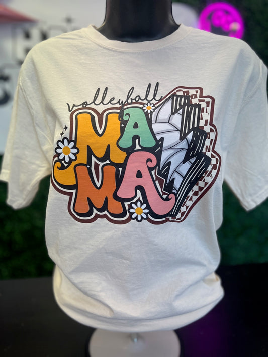 VBall Mama Bolt CW Tee