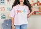 Pre-K Rainbow Print