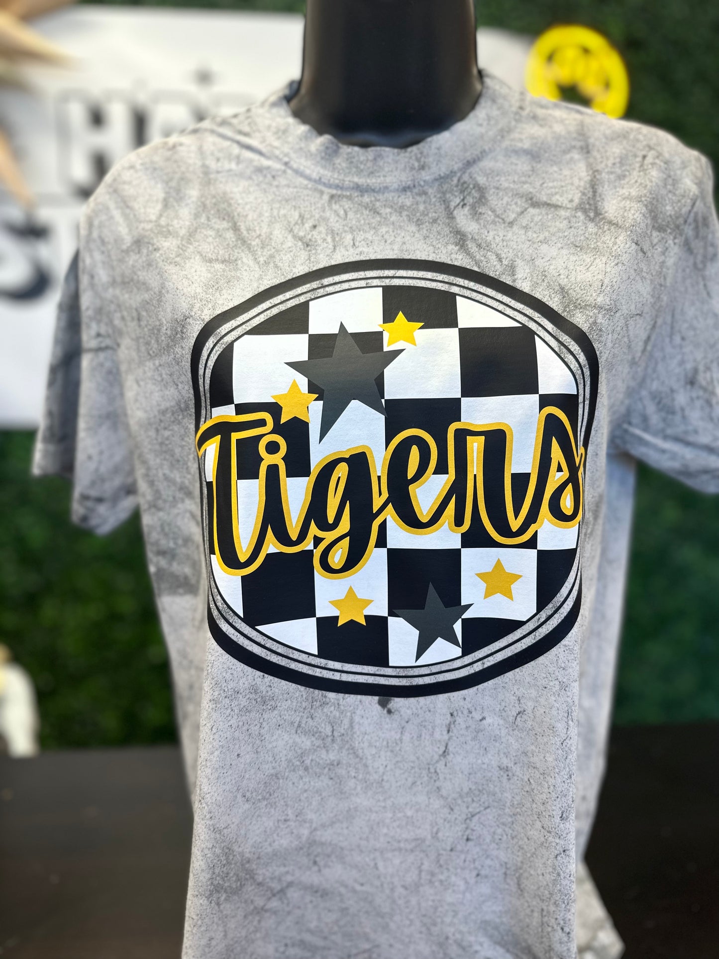 Tigers Round Check Tee