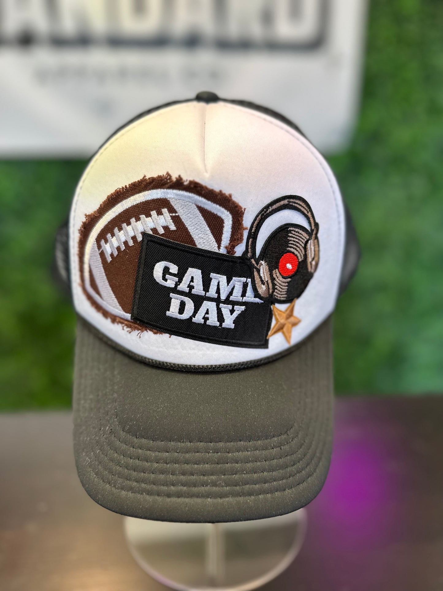 Game Day Headphones Patch Hat